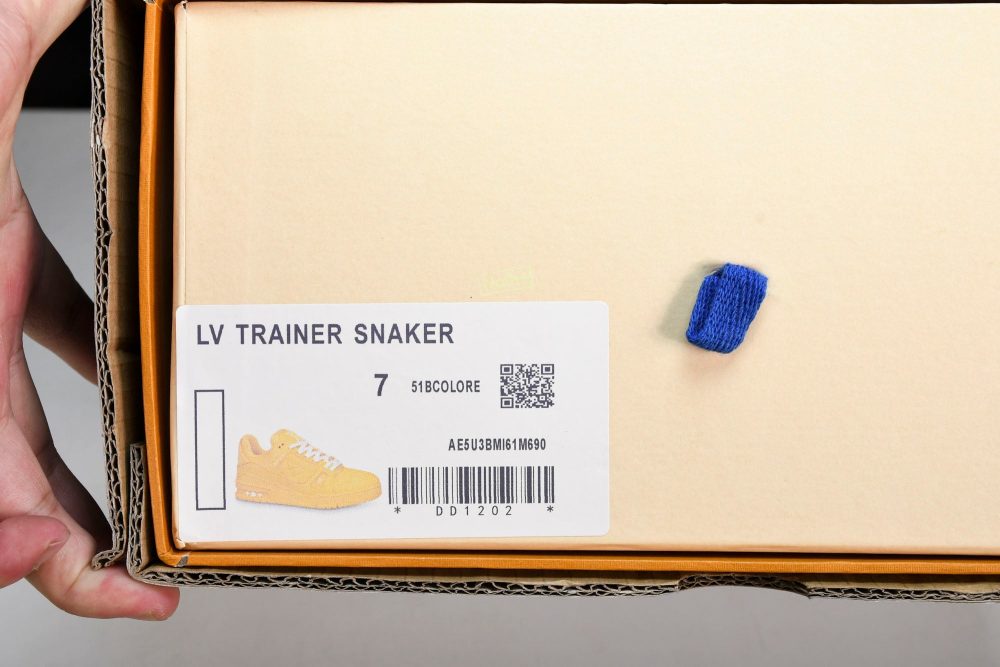 Louis Vuittоп Trainer Low 'Yellow Embossed' - Image 29