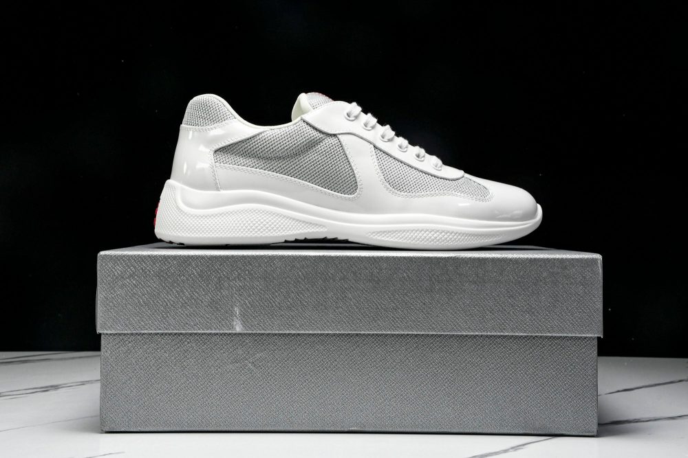 Prada America's Cup Sneaker 'White Silver' - Image 21