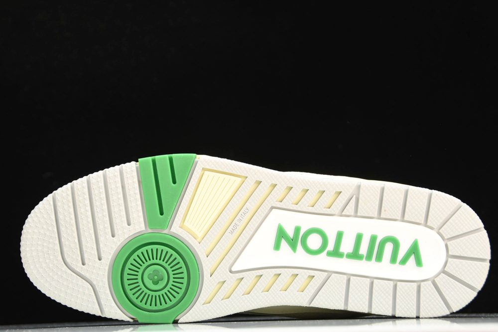 Louis Vuittоп Trainer Low Velcro Strap 'Green Mesh' - Image 5