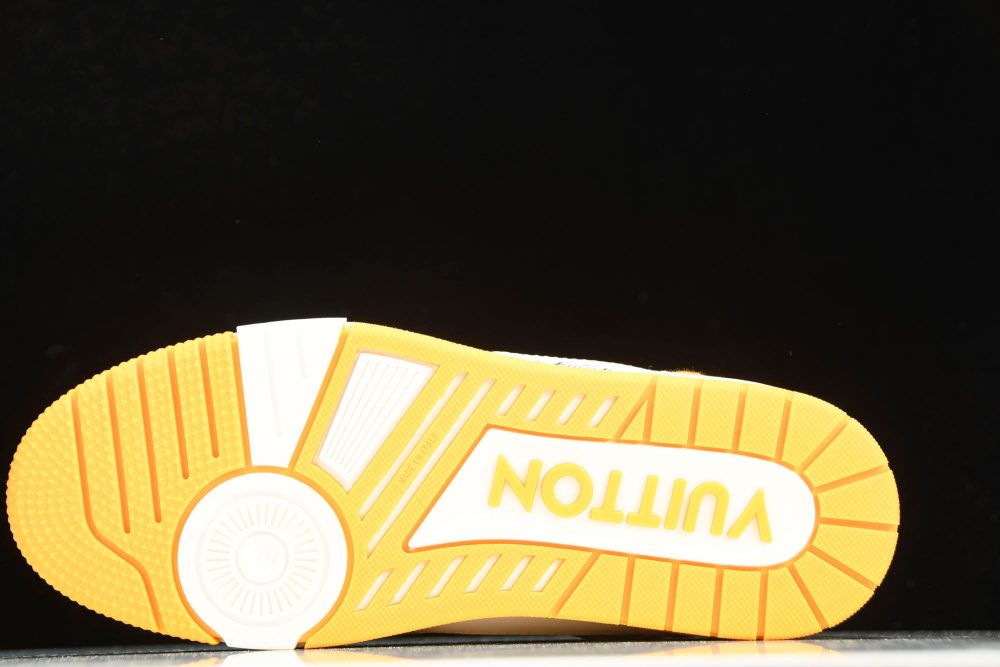 Louis Vuittоп Trainer Low Velcro Strap 'Monogram Denim Yellow' - Image 5