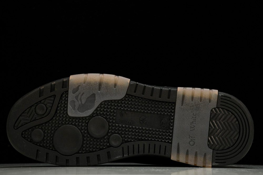 Off-White Out Of Office OOO Low Top "For Walking" - Black White - Image 5