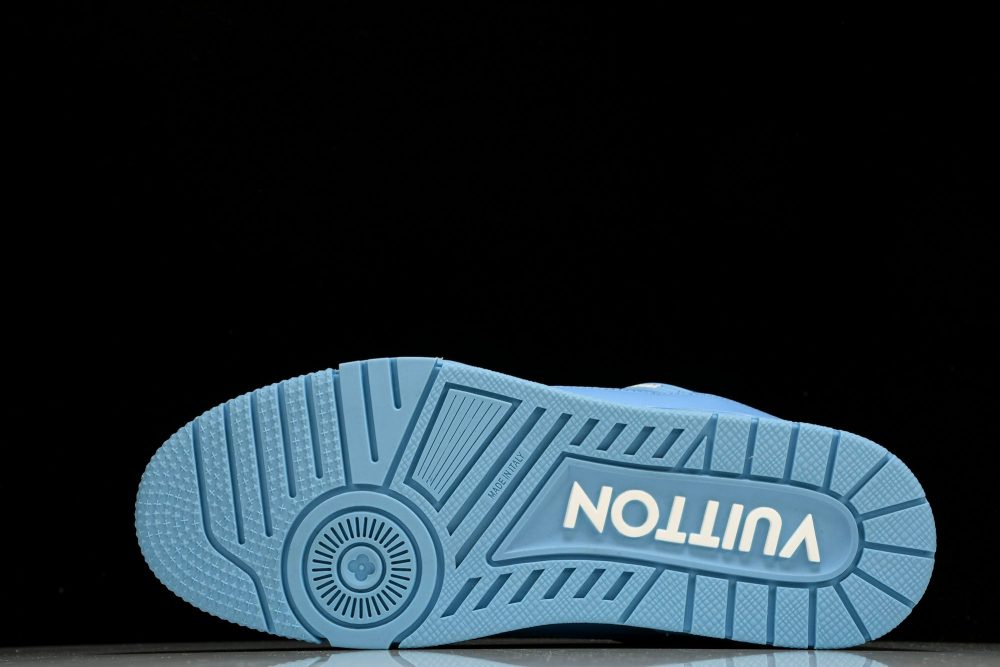 Louis Vuittоп Trainer Low 'Blue Embossed' - Image 5