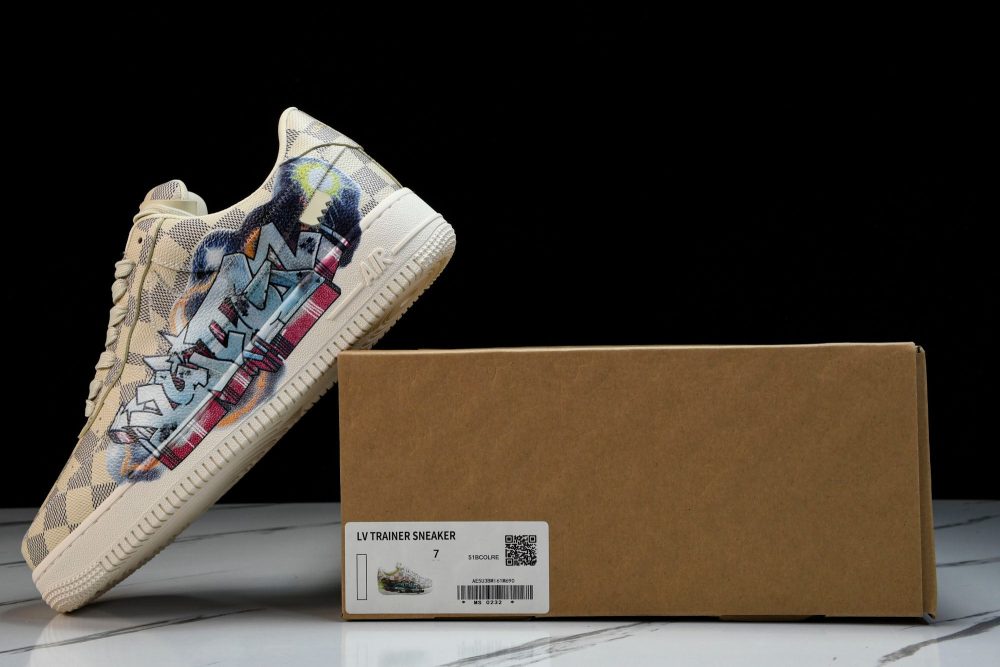 Louis Vuittоп x AF1 by Virgil Abloh 'Graffiti' - Image 30