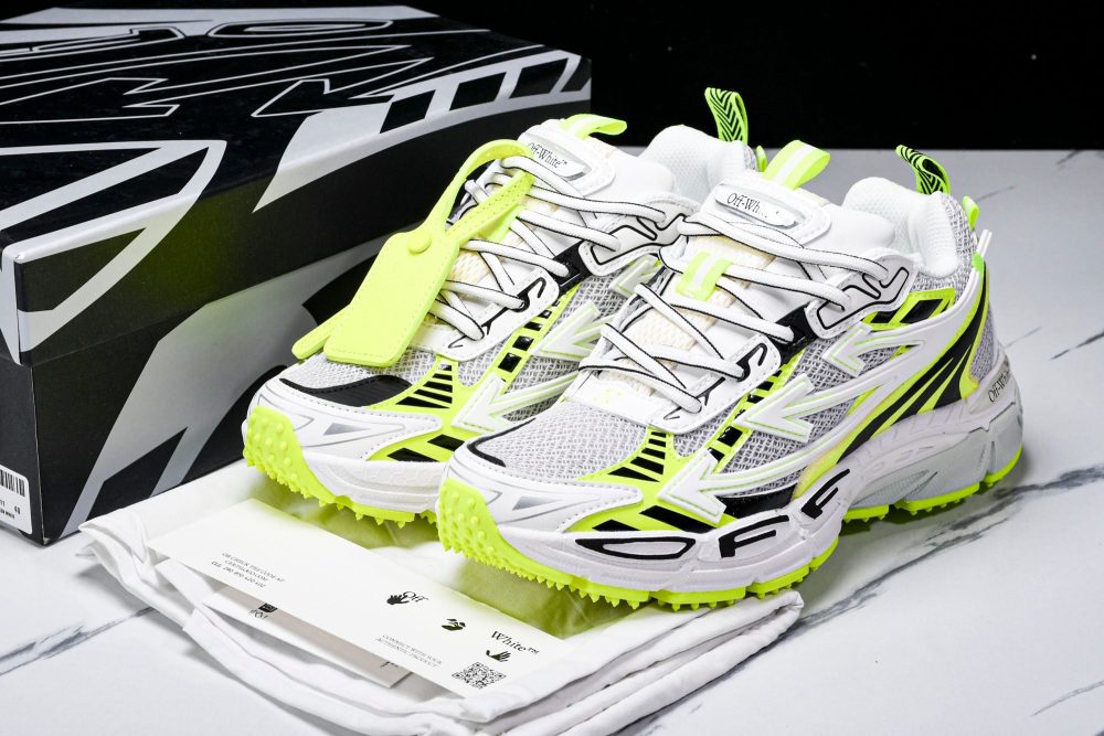 Off-White "Be Right Back" Sneaker 'White Fluorescent' - Image 21