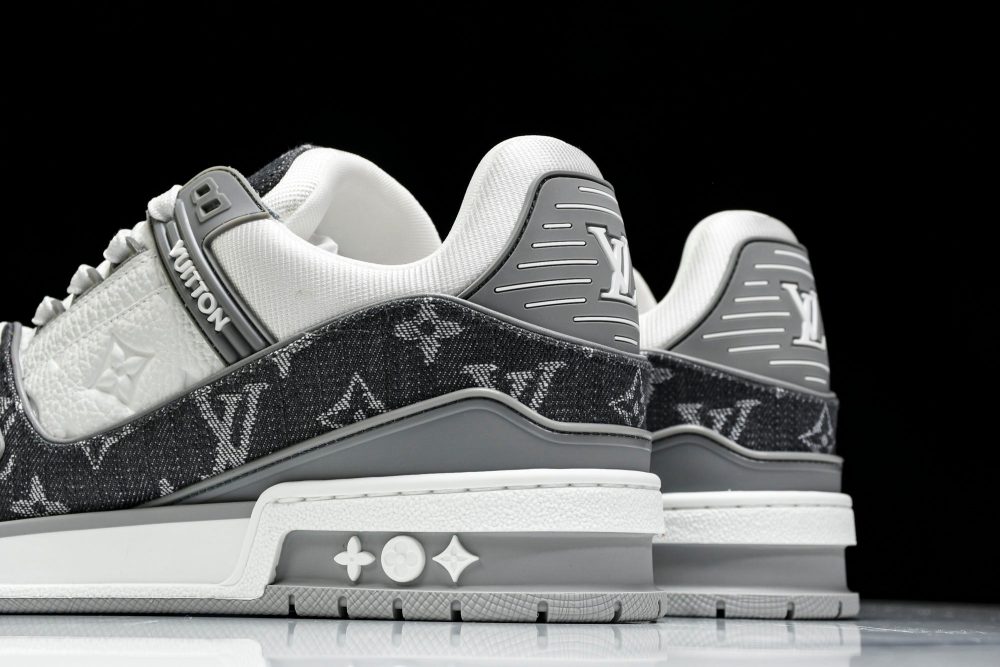Louis Vuittоп Trainer Low 'Monogram Denim Grey White' - Image 8