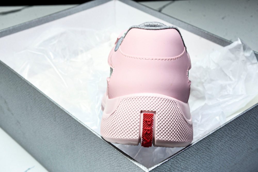Prada America's Cup Sneaker Soft Rubber 'Pink' - Image 34