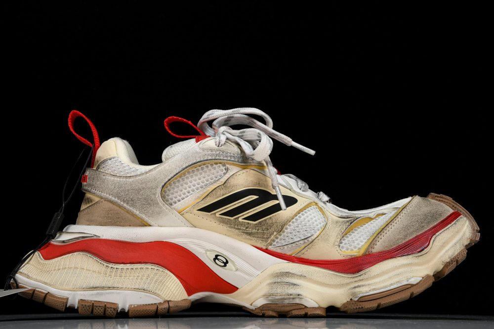 Cargo Sneaker 'White Red' - Image 3