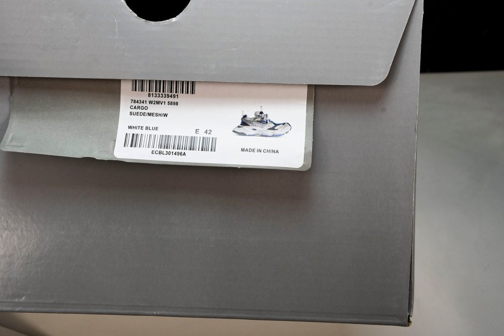 Cargo Sneaker 'White Blue' - Image 30