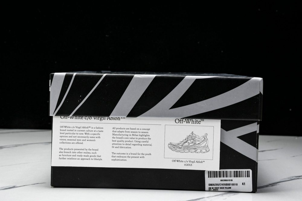 Off-White "Be Right Back" Sneaker 'Yellow Brown' - Image 27