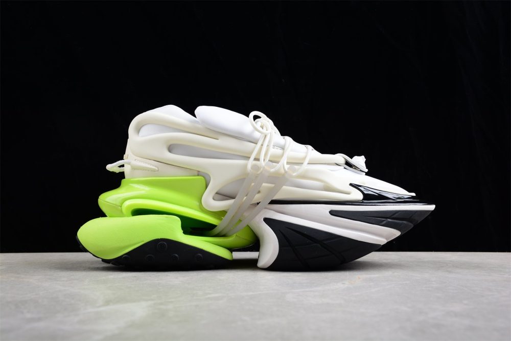 Balmain Unicorn Low-Top 'White Yellow' - Image 3