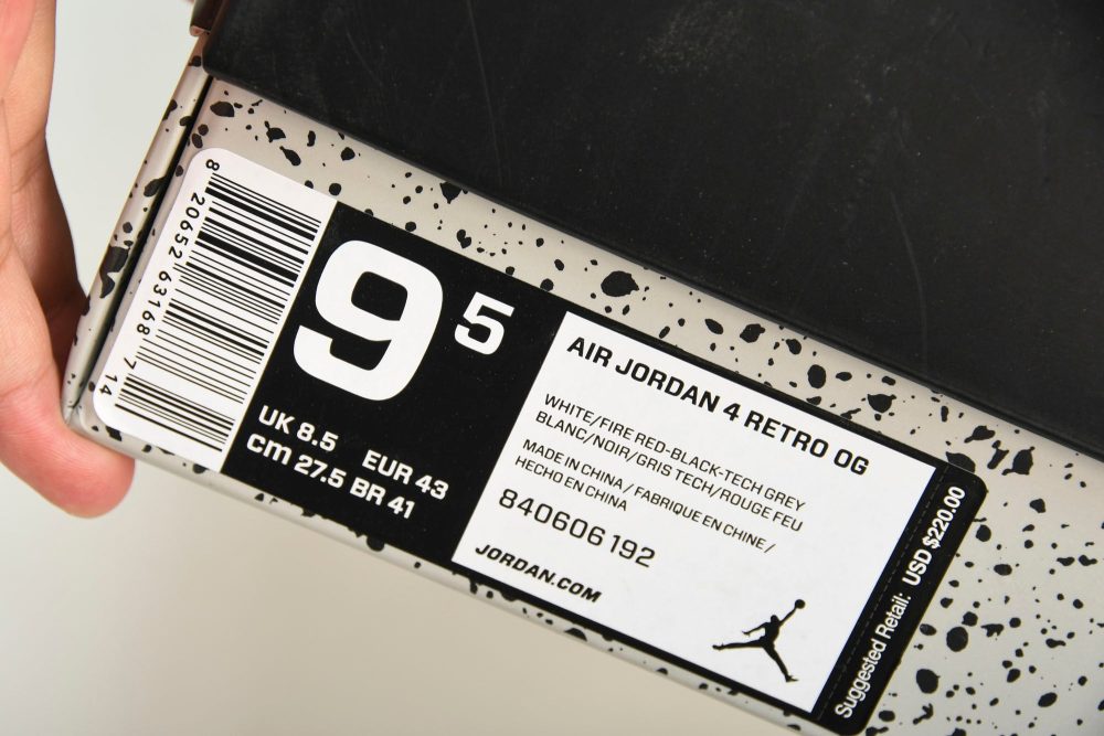 AJ4 Retro OG 'White Cement' - Image 32