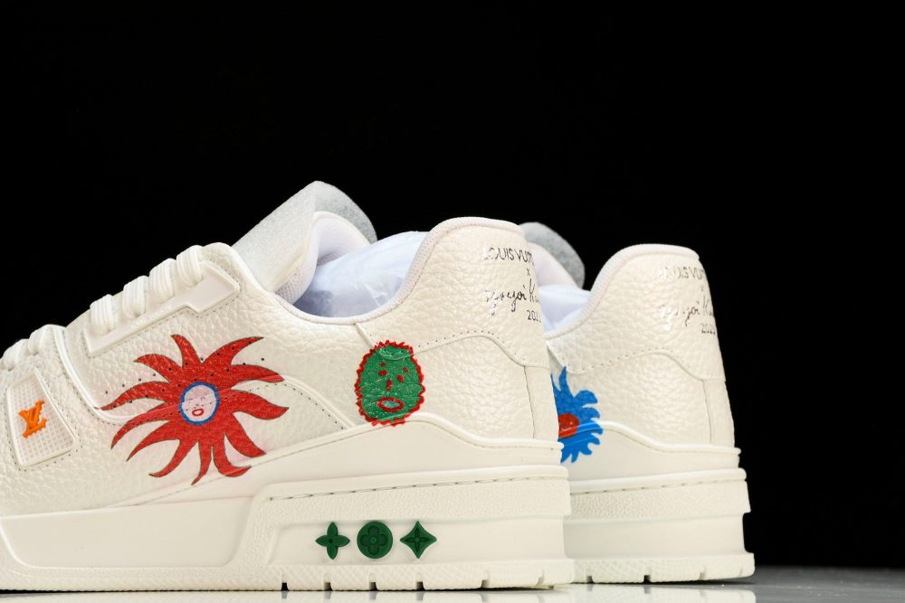 Louis Vuittоп Trainer Low by Yayoi Kusama 'White Print' - Image 8