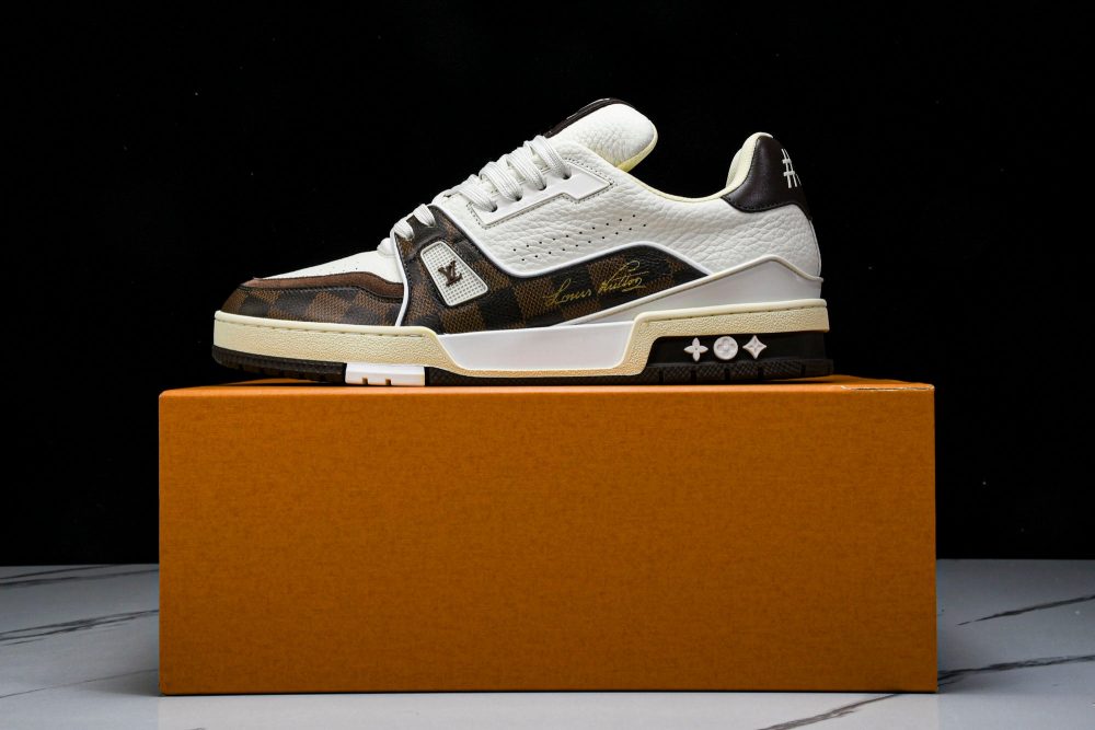 Louis Vuittоп Trainer by Tyler, The Creator 'Damier White Mocha' - Image 22