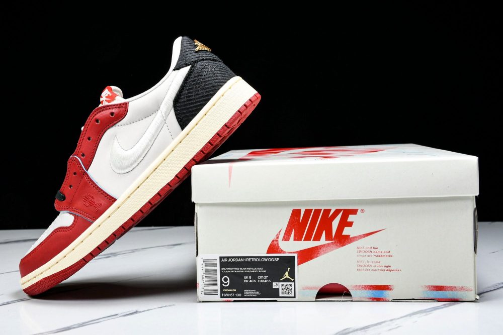 AJ1 Retro Low OG x Trophy Room 'Rookie Card - Home' - Image 27