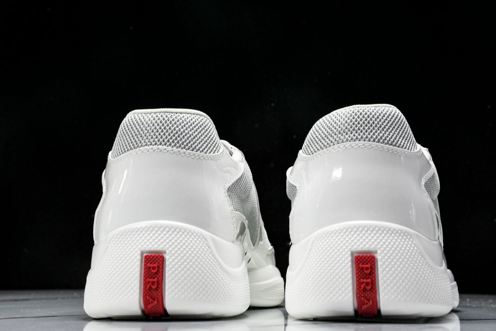 Prada America's Cup Sneaker 'White Silver' - Image 7