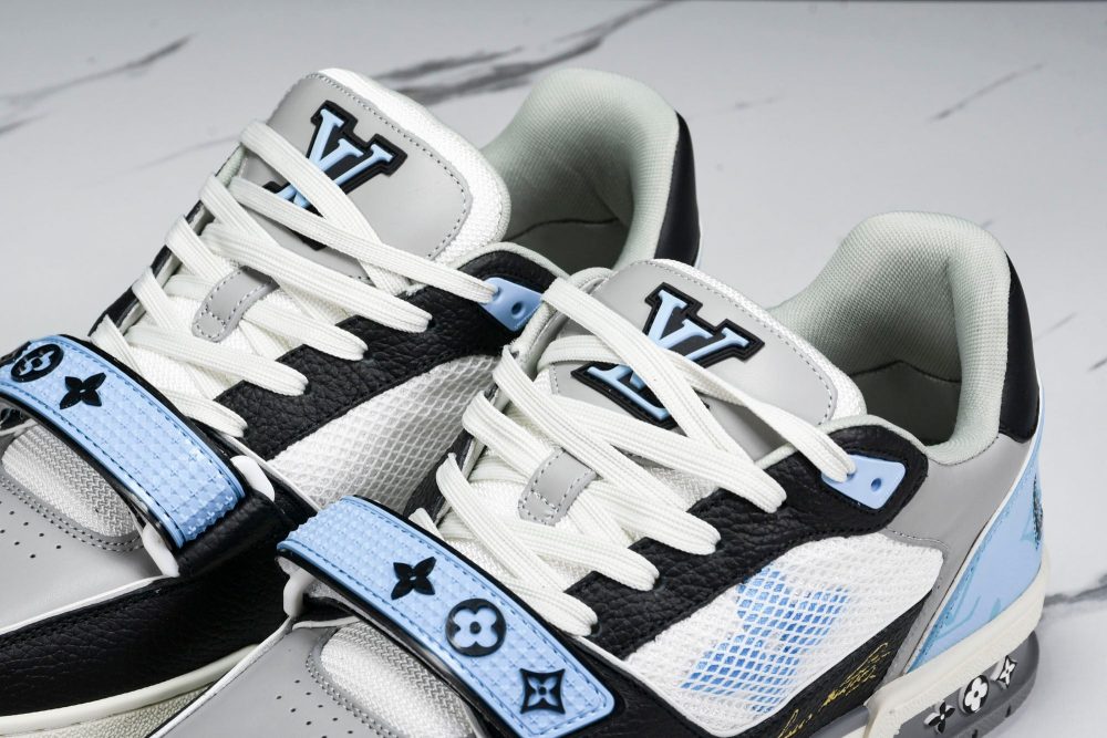 Louis Vuittоп Trainer Low Velcro Strap 'Blue Black' - Image 21