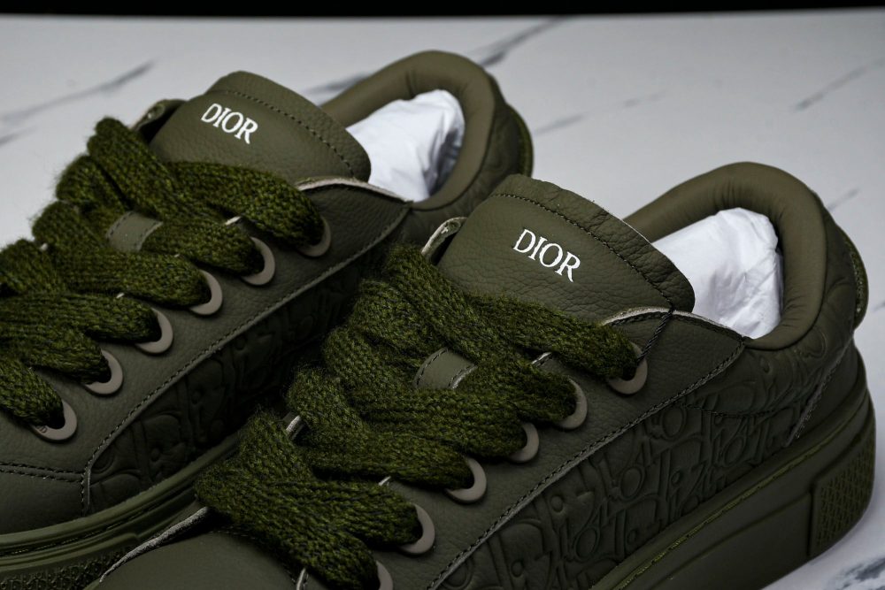 D1or B33 Gravity Leather 'Oblique Triple Khaki' - Image 18