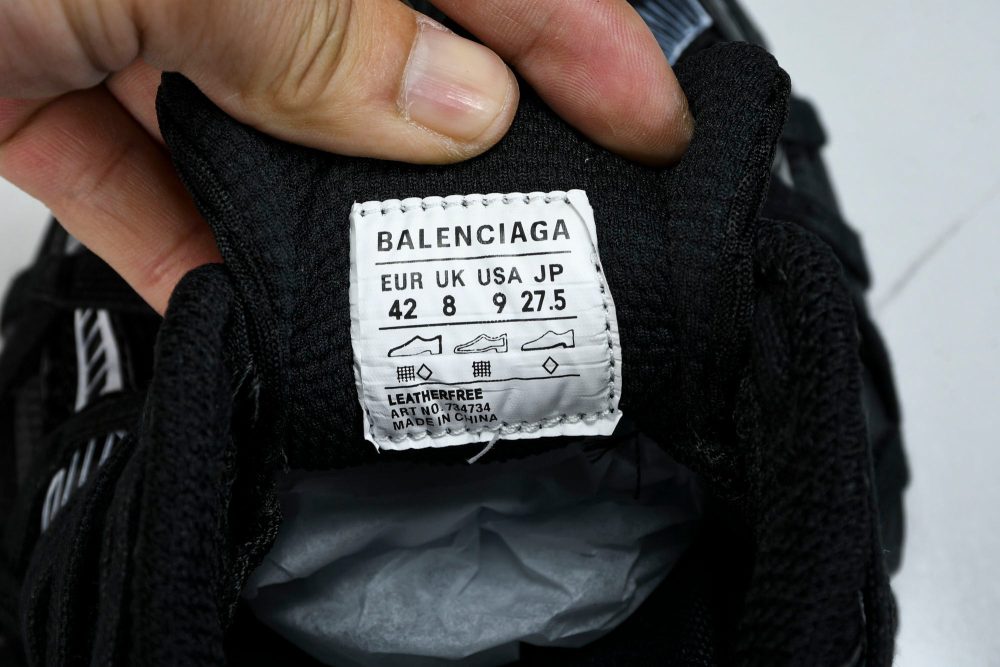 3XL Sneaker Extreme Lace 'Black Silver' - Image 12