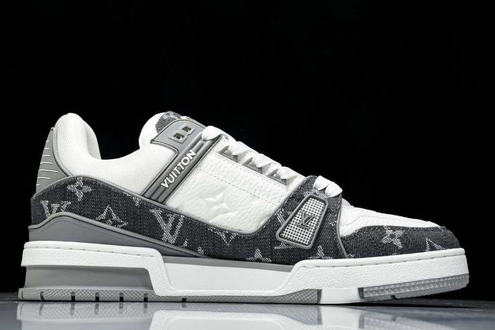 Louis Vuittоп Trainer Low 'Monogram Denim Grey White' - Image 3