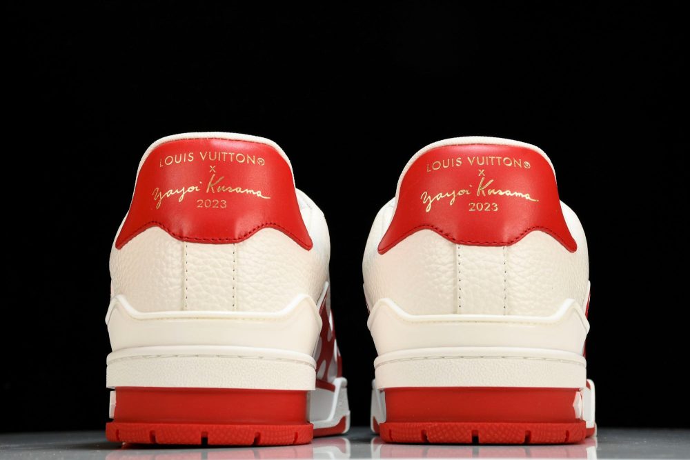 Louis Vuittоп Trainer Low by Yayoi Kusama 'Red' - Image 7