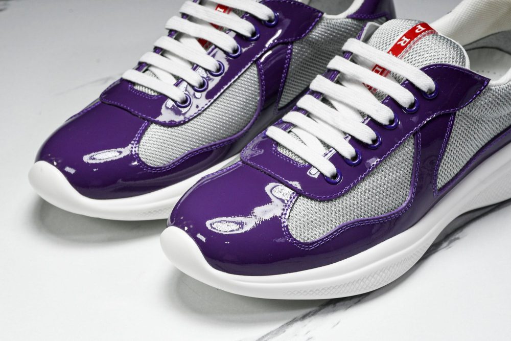 Prada America's Cup Sneaker 'Purple Silver' - Image 17