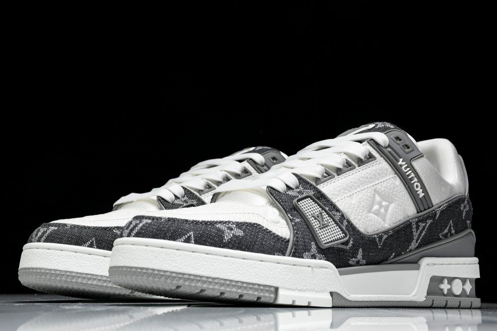 Louis Vuittоп Trainer Low 'Monogram Denim Grey White' - Image 2