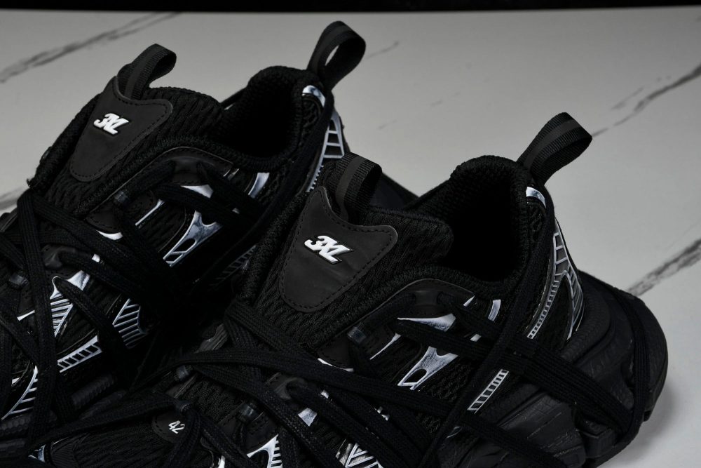 3XL Sneaker Extreme Lace 'Black Silver' - Image 21