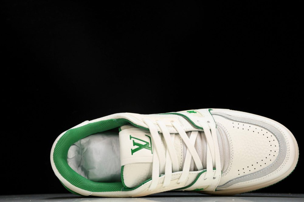 Louis Vuittоп Trainer Low 'Signature White Green' - Image 3