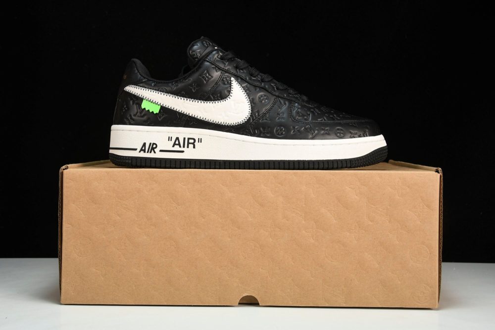 Louis Vuittоп x AF1 by Virgil Abloh 'Black' - Image 29