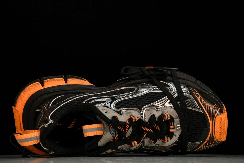 3XL Sneaker 'Black Orange Grey' - Image 4