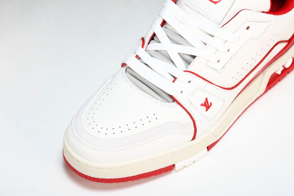 Louis Vuittоп Trainer Low 'Signature White Red' - Image 9
