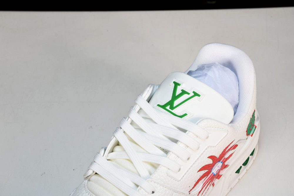 Louis Vuittоп Trainer Low by Yayoi Kusama 'White Print' - Image 10