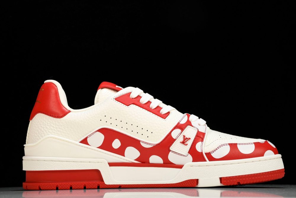 Louis Vuittоп Trainer Low by Yayoi Kusama 'Red' - Image 3