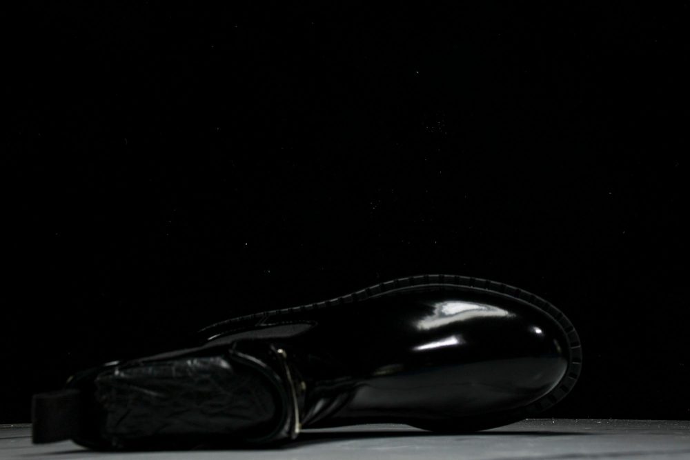 Prada Patent Chelsea Boots 'Black' - Image 4