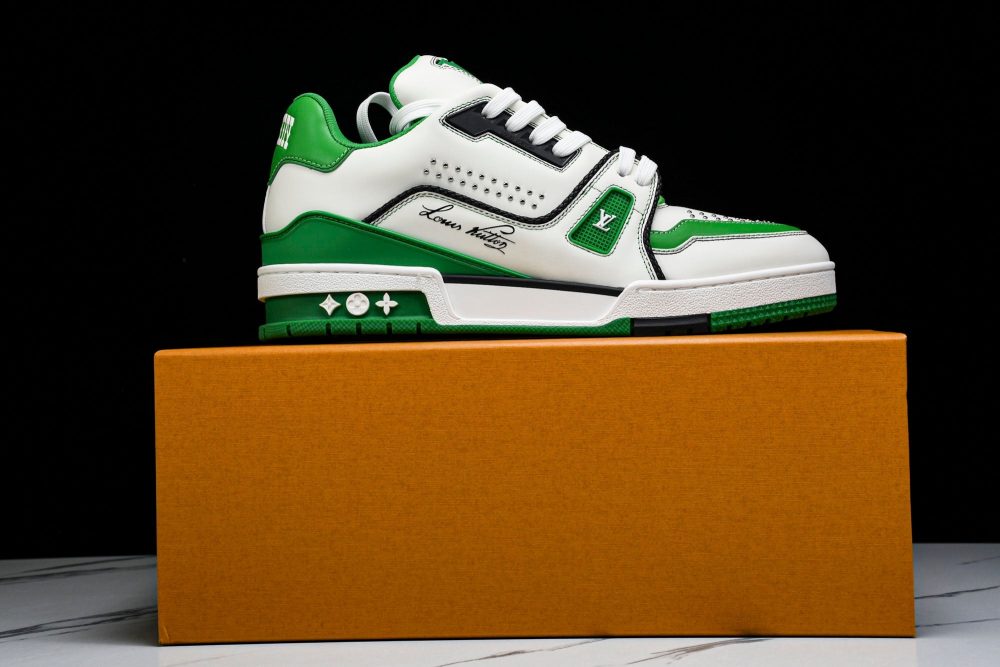 Louis Vuittоп Trainer Low Western 'White Green' - Image 21