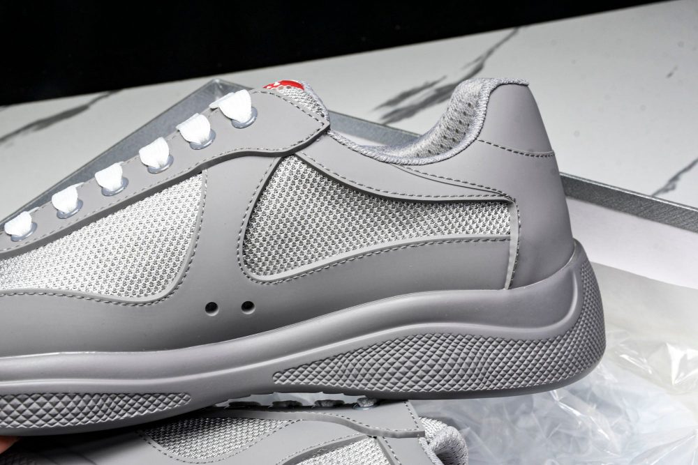 Prada America's Cup Sneaker Soft Rubber 'Steel Grey' - Image 29