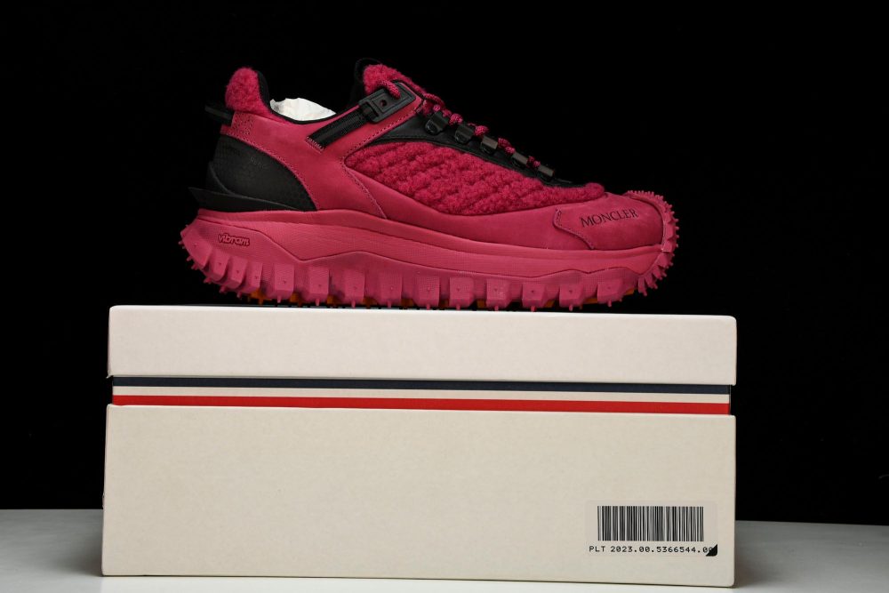 Moncler Trailgrip GTX 'Fuchsia Red Fur' - Image 23