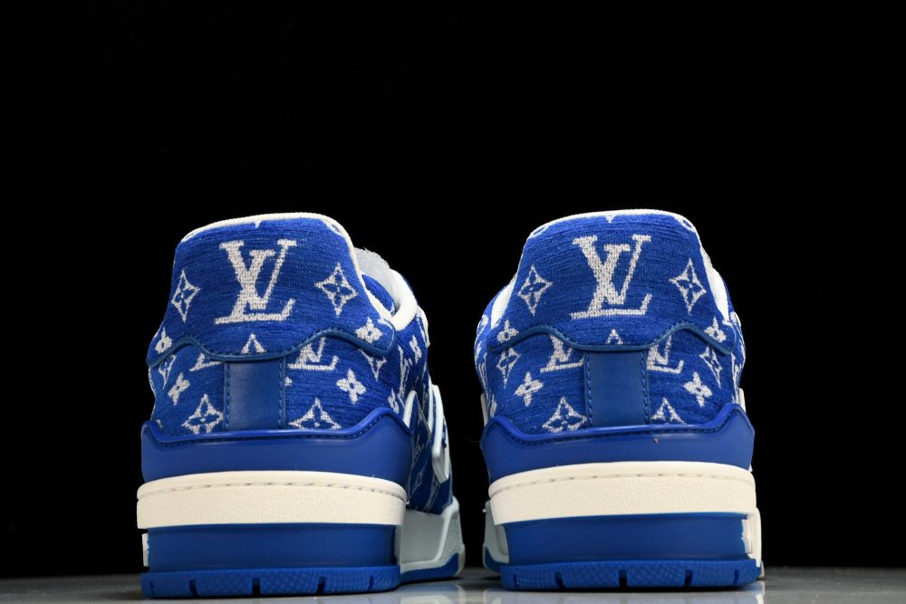 Louis Vuittоп Trainer Low 'Blue Monogram Textile' - Image 7