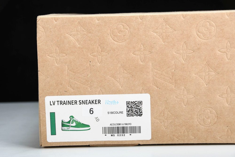 Louis Vuittоп x AF1 by Virgil Abloh 'Green' - Image 33
