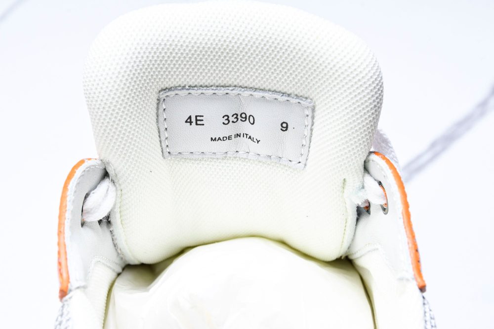 Prada America's Cup Sneaker 'Orange Silver' - Image 12