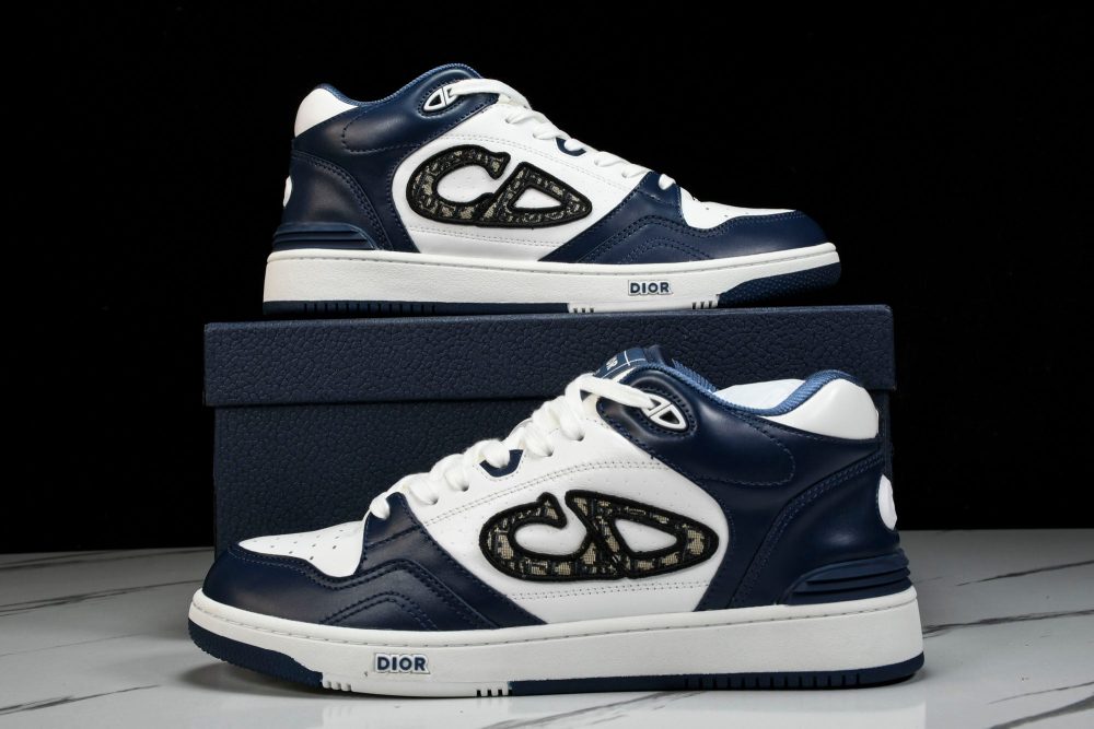 D1or B57 Mid-Top "Navy Blue White' - Image 22