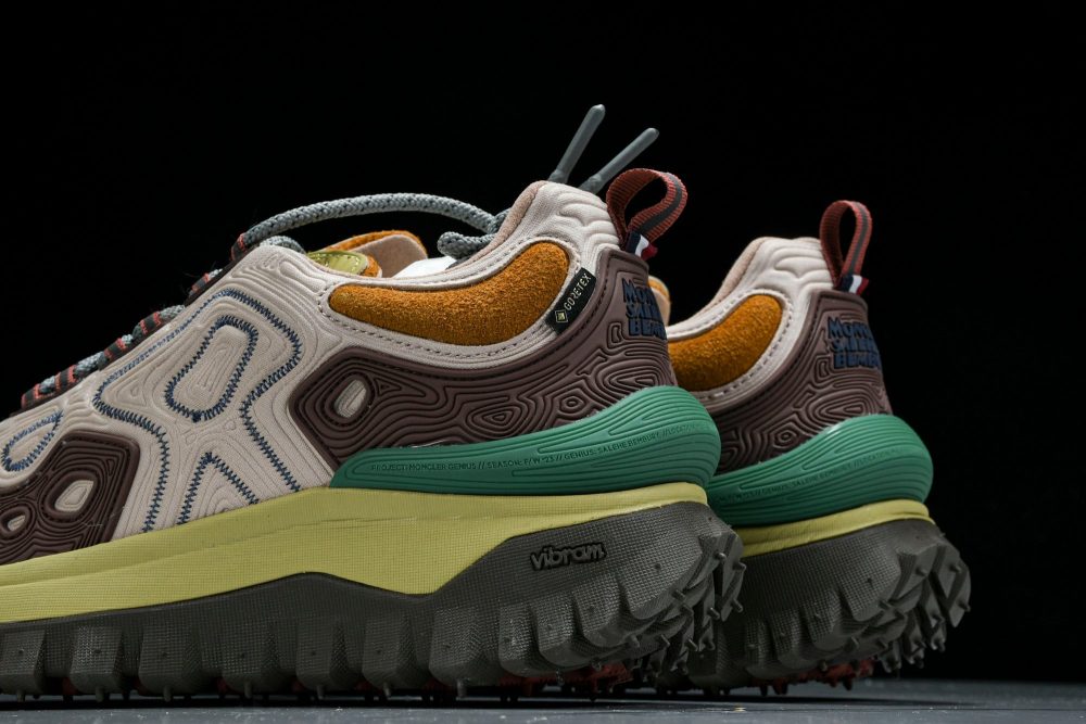 Salehe Bembury x Moncler Trailgrip Genius Grain GTX 'Brown' - Image 8