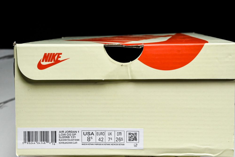 Travis Scott AJ1 Low x Stussy 'Black White Grey 2.0' (Custom) - Image 28