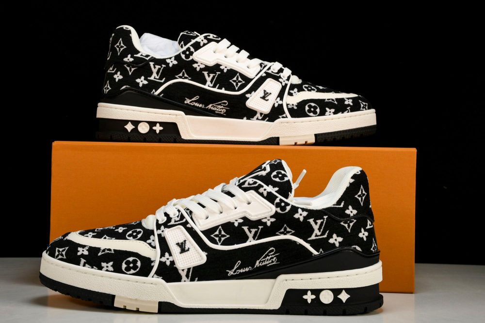 Louis Vuittоп Trainer Low 'Black Monogram Textile' - Image 21