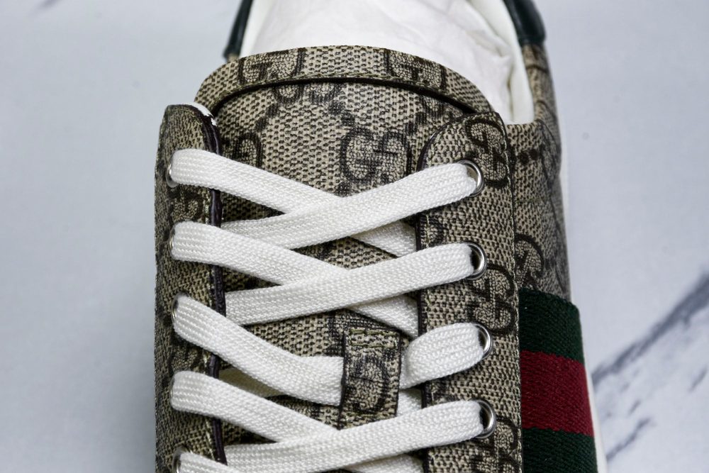 Guссi Ace Web 'Beige Monogram' - Image 11