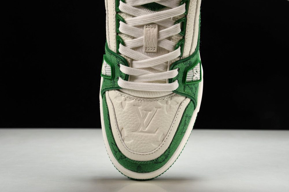 Louis Vuittоп Trainer Low 'Monogram Denim Green' - Image 6