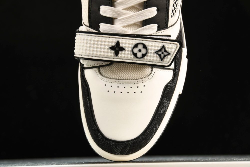 Louis Vuittоп Trainer Low Velcro Strap 'Monogram Denim Black' - Image 6