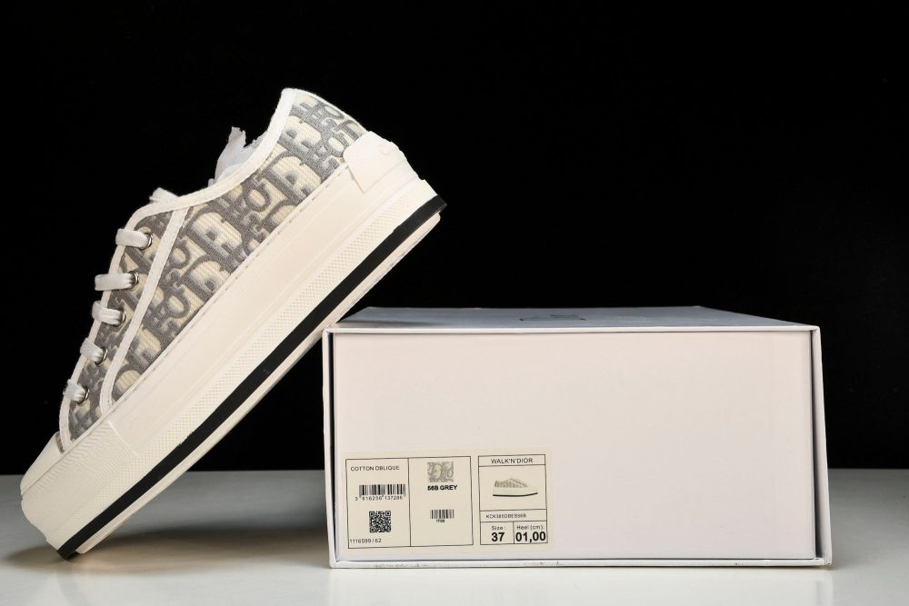 D1or Walk'N'D1or Platform Sneaker 'Oblique Grey' - Image 27