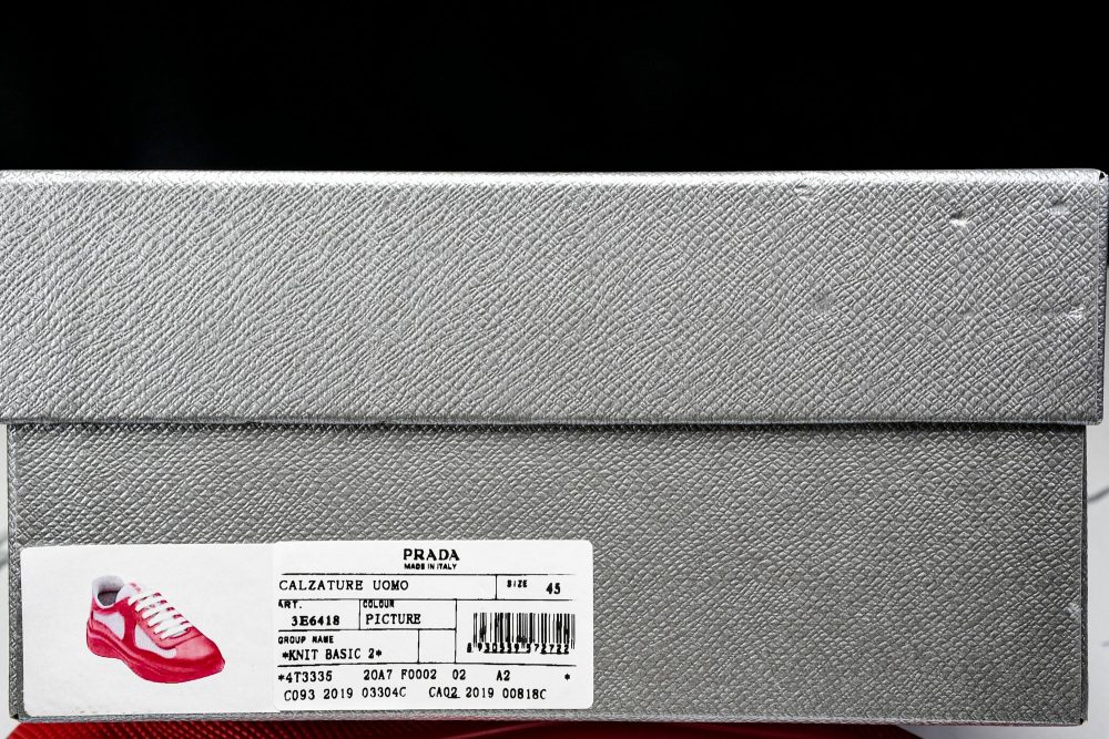 Prada America's Cup Sneaker Soft Rubber 'Red' - Image 29