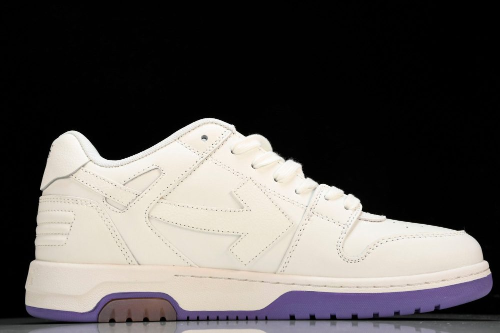 Off-White Out Of Office OOO Low Top "For Walking" - White Lilac - Image 3